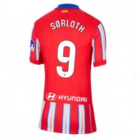 Camisa de Futebol Atletico Madrid Alexander Sorloth #9 Equipamento Principal Mulheres 2024-25 Manga Curta